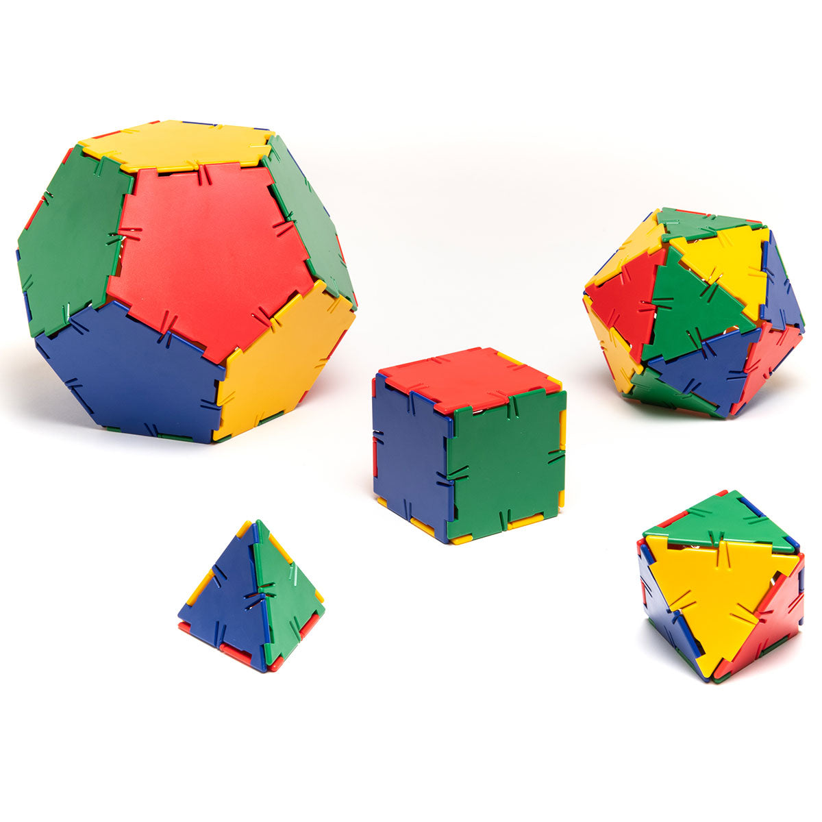 ORIGINAL POLYDRON PLATONIC SOLIDS SET