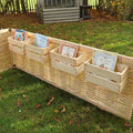 S Hook Fence Book Crates - Set of 4