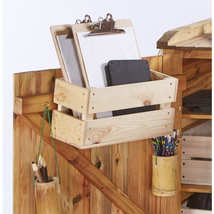 S Hook Fence Book Crates - Set of 4
