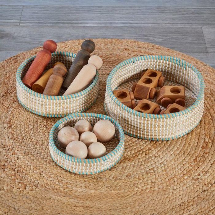 Nesting Round Baskets Set