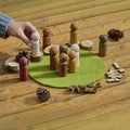 Multicultural Wooden Peg People - Pack of 10