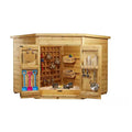 Wooden Sheltered Sandpit - (W)2.4m