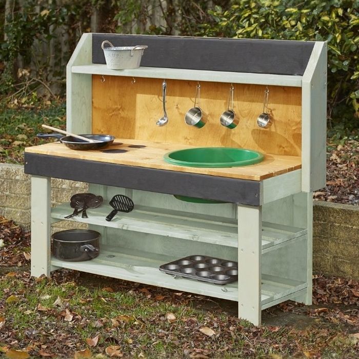 Large Mud Kitchen - Country Green