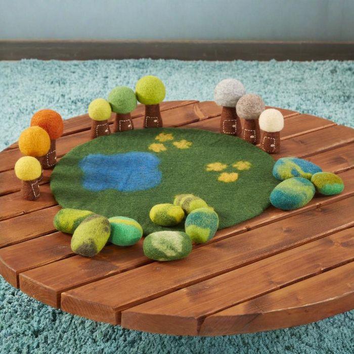 Felt Seasons Trees - 9 Piece Set