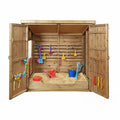 Wooden Sheltered Sandpit - (W)1.6m