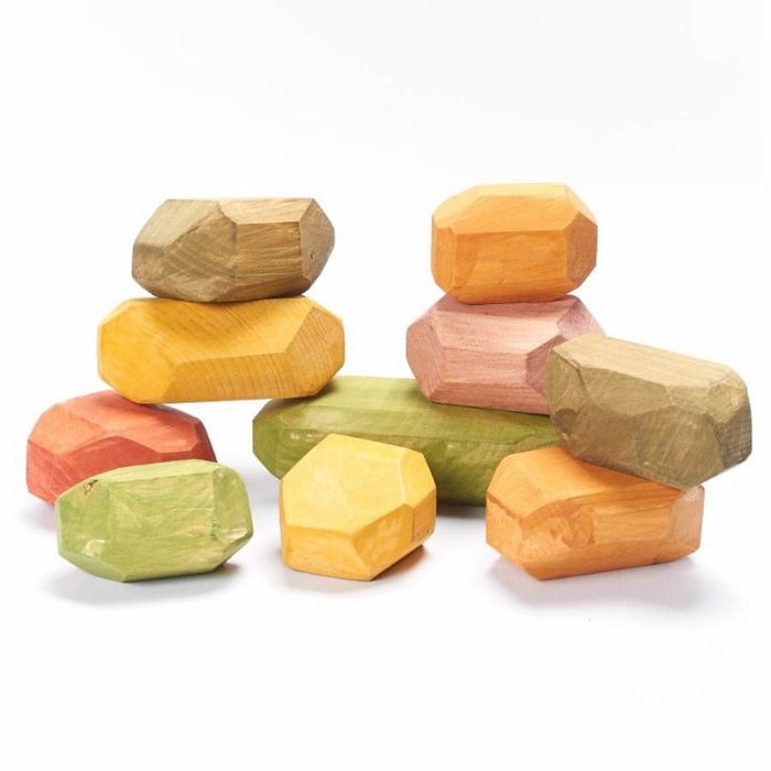Coloured Boulders - Set of 10