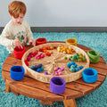 Rainbow Felt Bowls and Balls