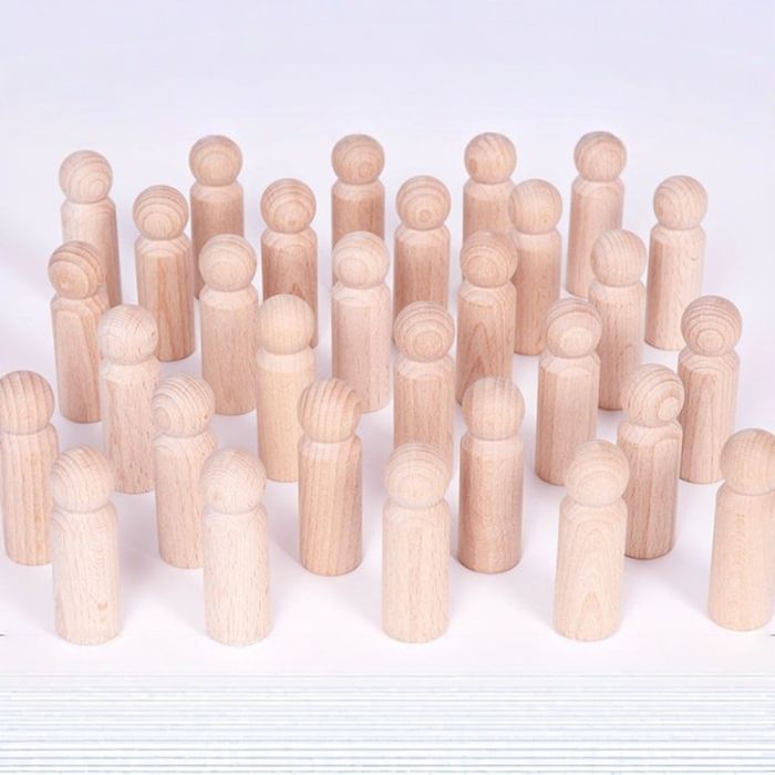 Plain Peg People - Pack of 30