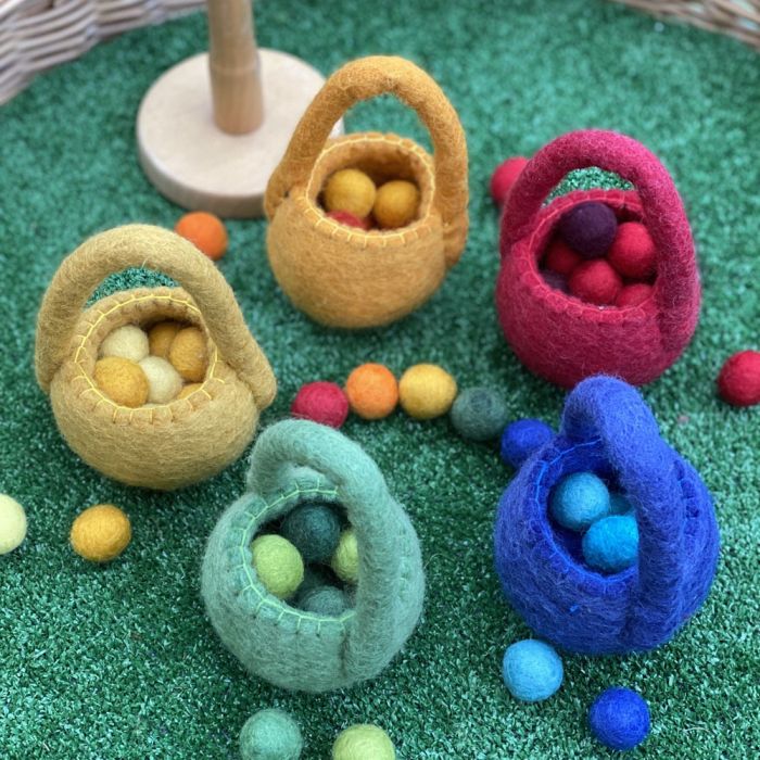 Felt Bags and Balls