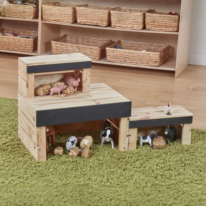 Barn/Garage Set - Pack of 3
