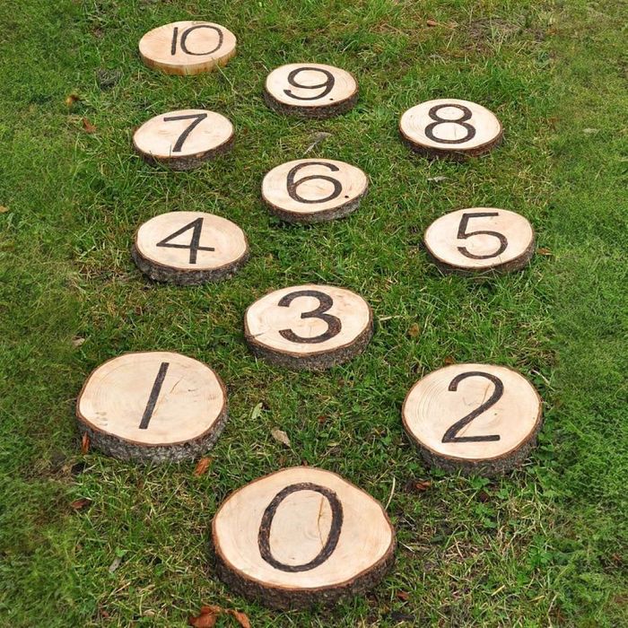 0-10 Number Stepping Stones - Set of 11