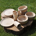 Real Size Natural Tea Set - 12 Piece Set
