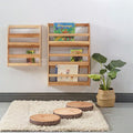 Flat Facing Wall Book Case - Vertical