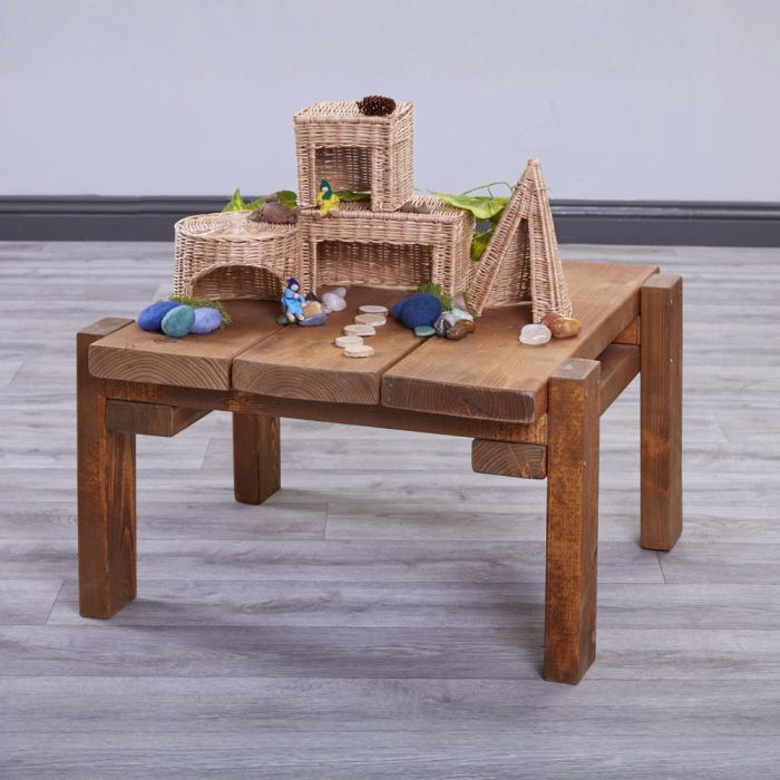 Wicker Shape Houses - Set of 4