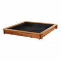Square Wooden Sand Pit And Cover
