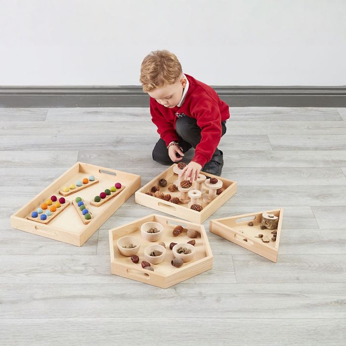 Maths Shape Trays - Set of 4