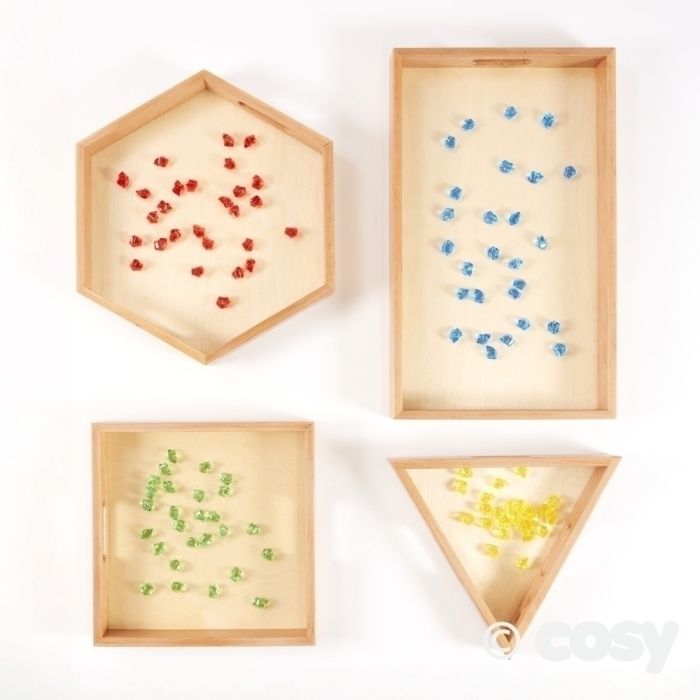 Maths Shape Trays - Set of 4
