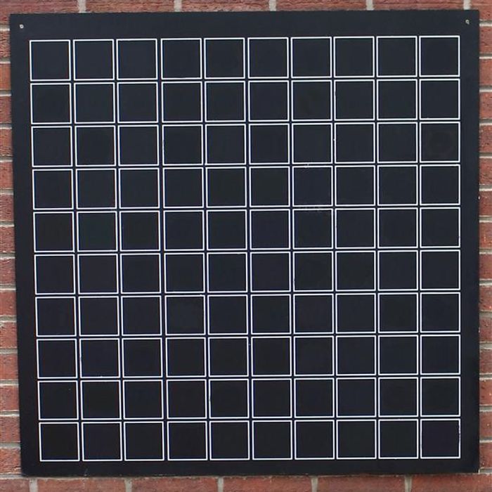 Blank Hundred Square Chalkboard