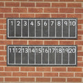 Chalkboard Number Line - Set of 2