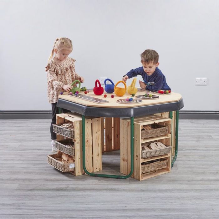 Tuff Spot Tray Wooden Shelves - Set of 4