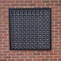 Blackboard Hundred Square