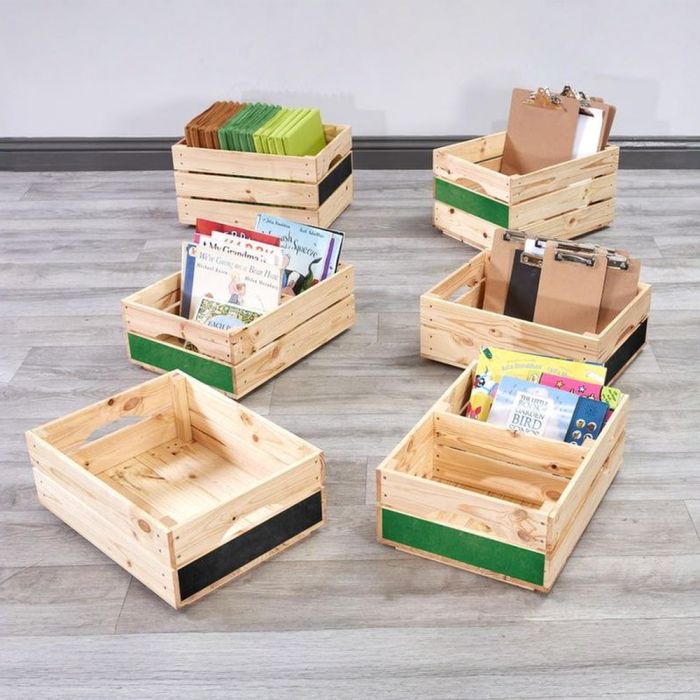 Curriculum Shed/Setting Crates - Set of 6