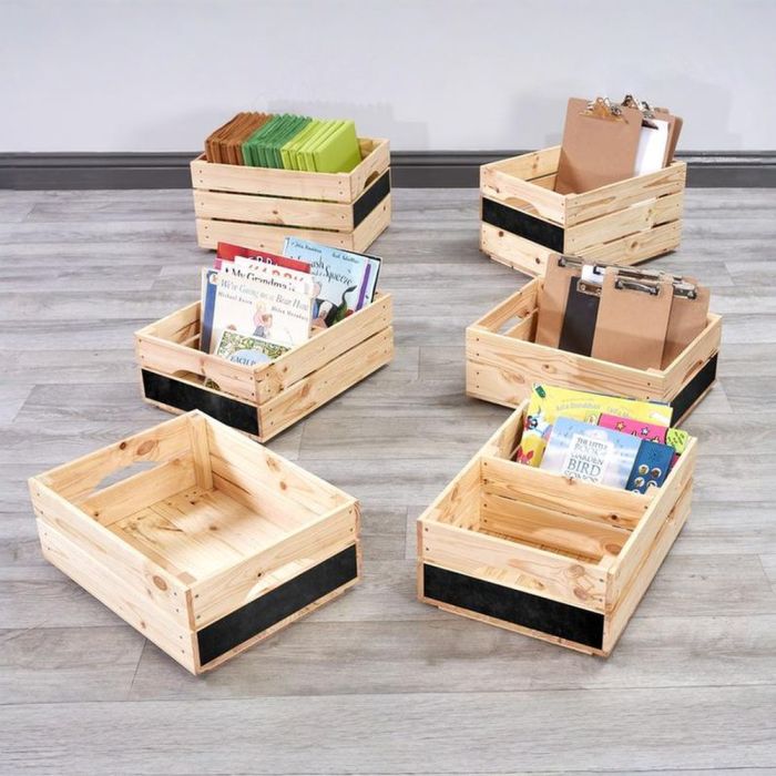 Curriculum Shed/Setting Crates - Set of 6