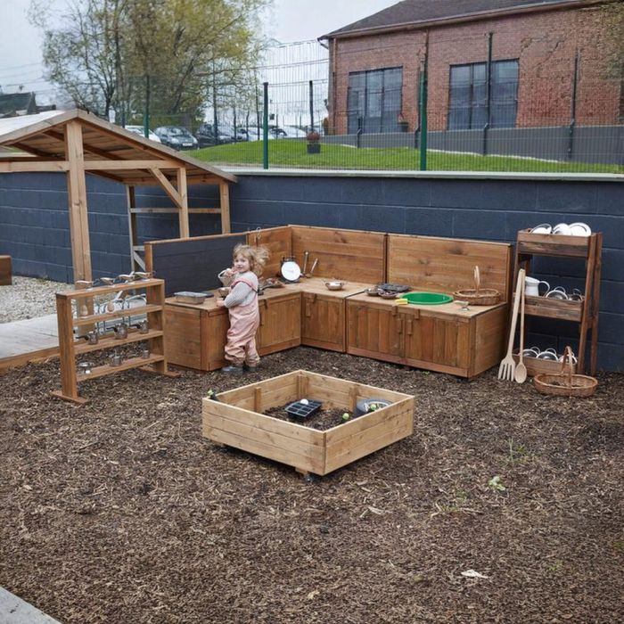 Mud Kitchen Corner Unit