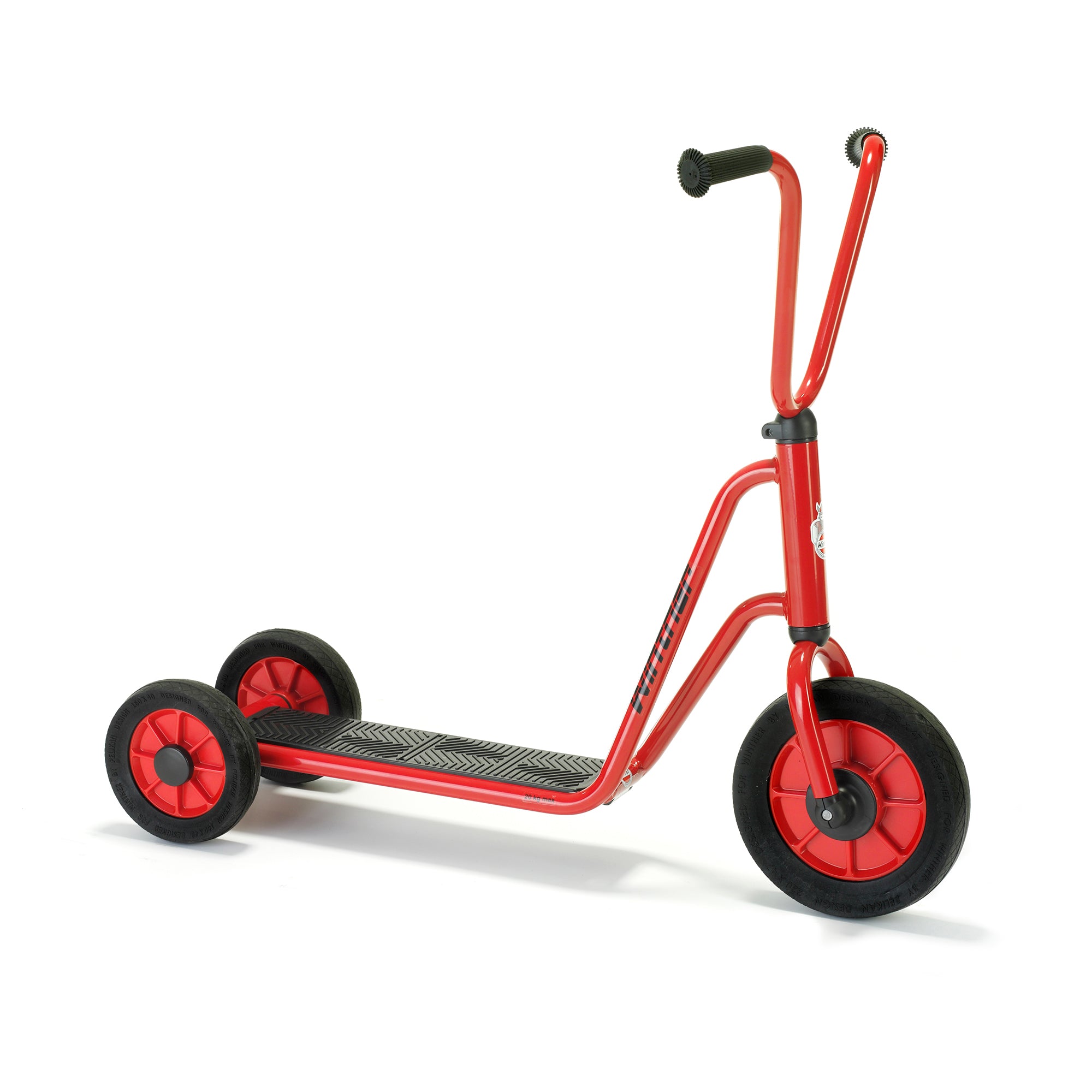 SCOOTER W/2 REAR WHEELS (RED) MINI