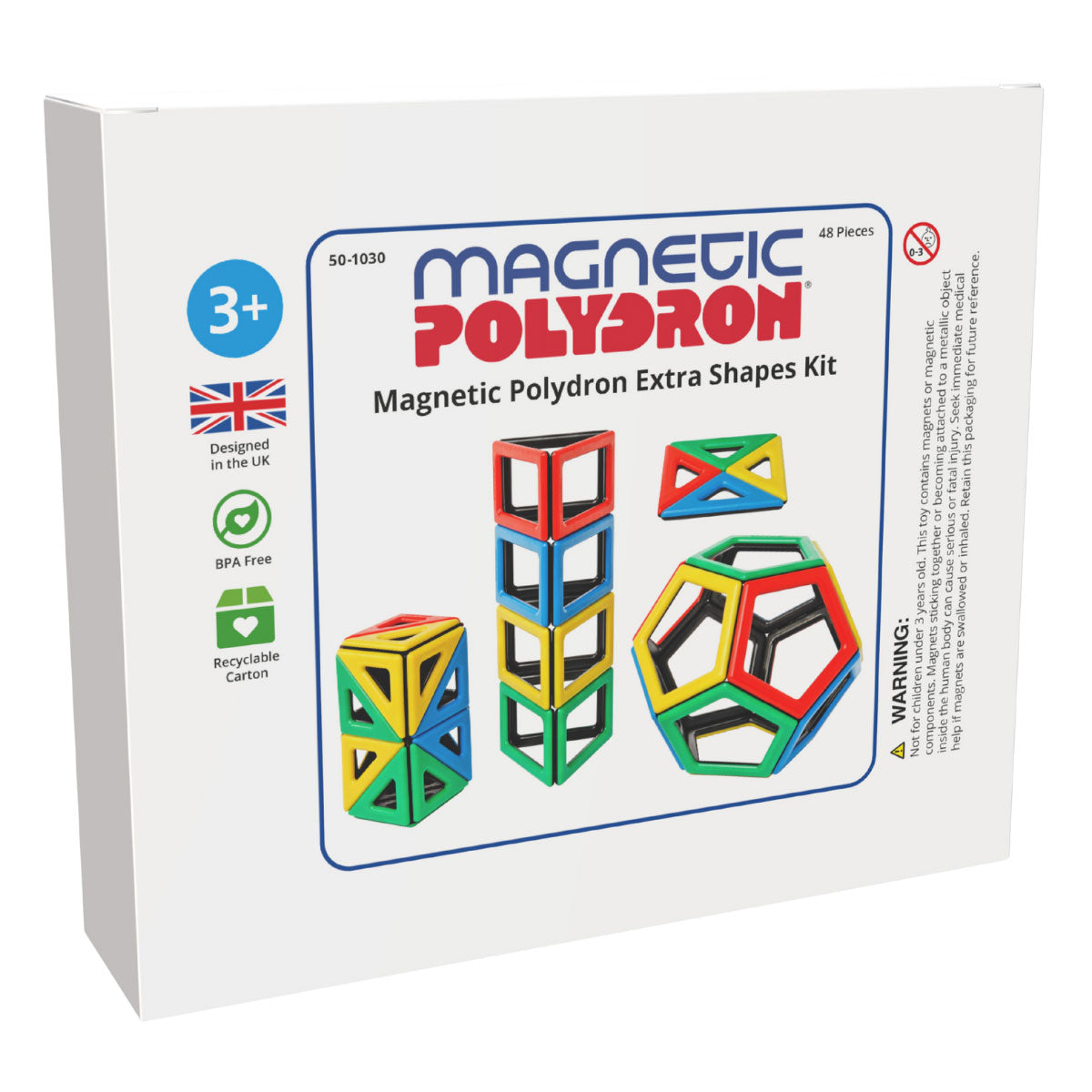 MAGNETIC POLYDRON EXTRA SHAPES KIT