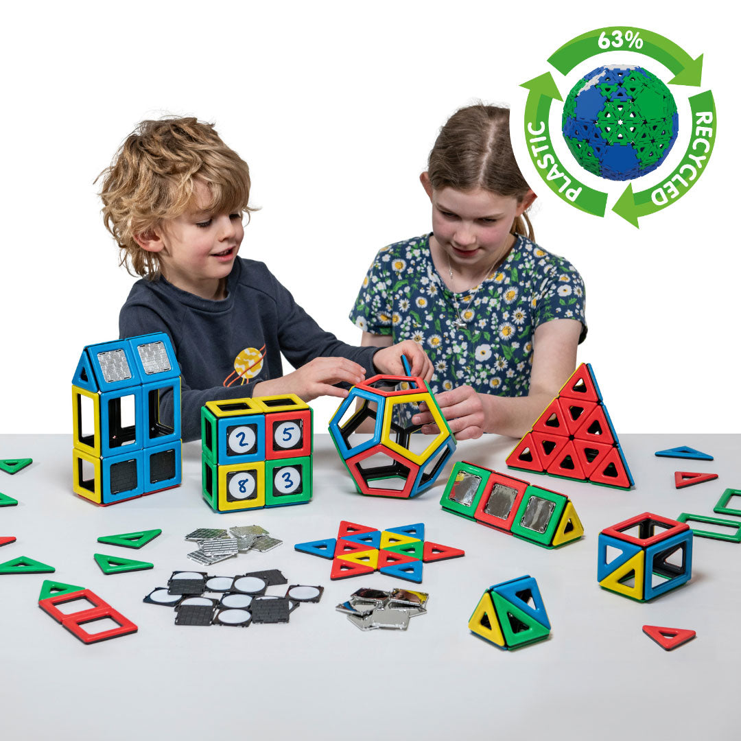 MAGNETIC POLYDRON SUPER CLASS SET