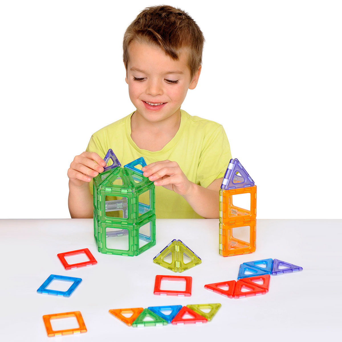 TRANSLUCENT MAGNETIC POLYDRON 64 PIECE SET