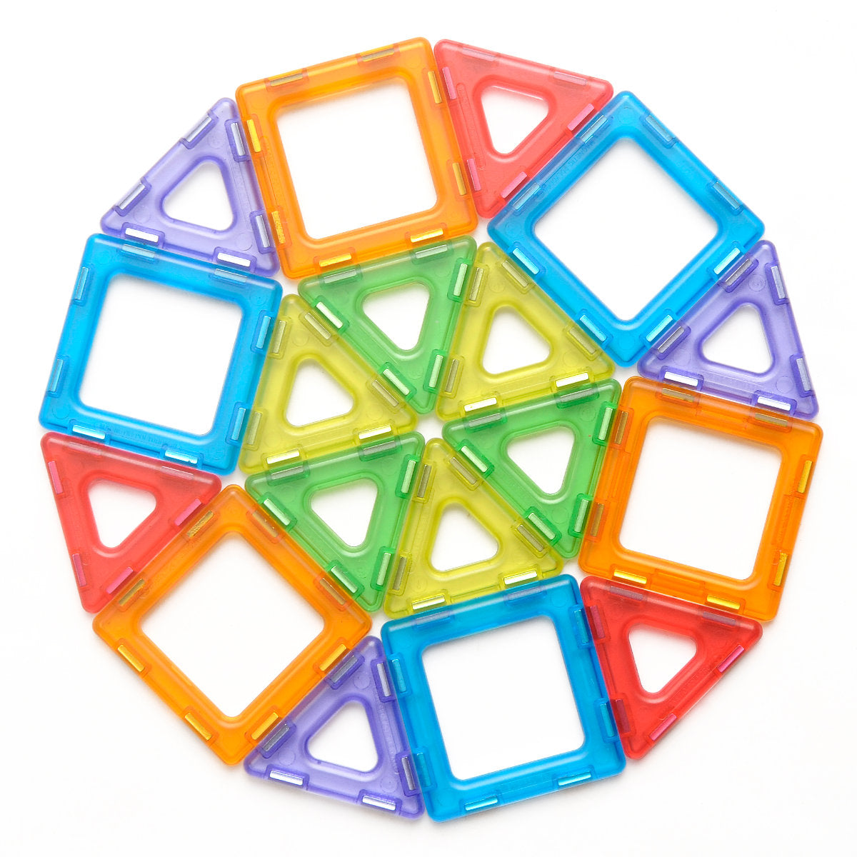 TRANSLUCENT MAGNETIC POLYDRON 64 PIECE SET