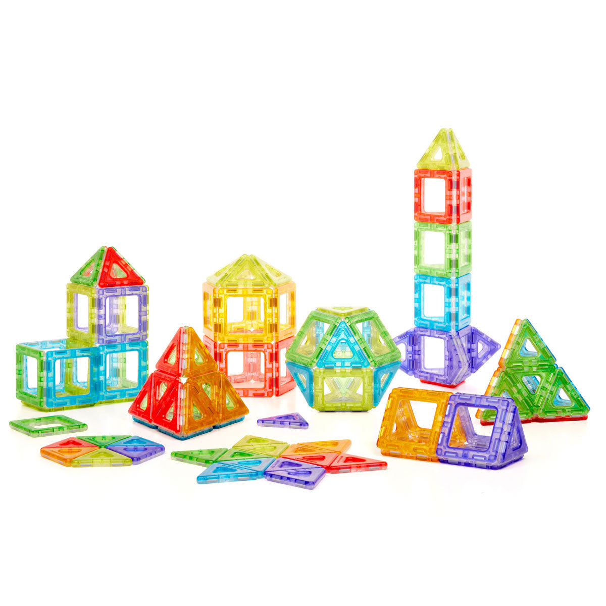 TRANSLUCENT MAGNETIC POLYDRON CLASS SET