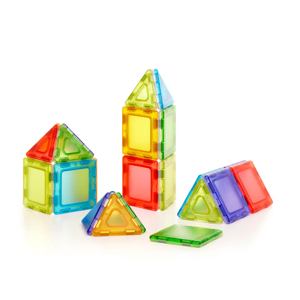 TRANSLUCENT SOLID MAGNETIC POLYDRON STARTER SET 24 PIECES
