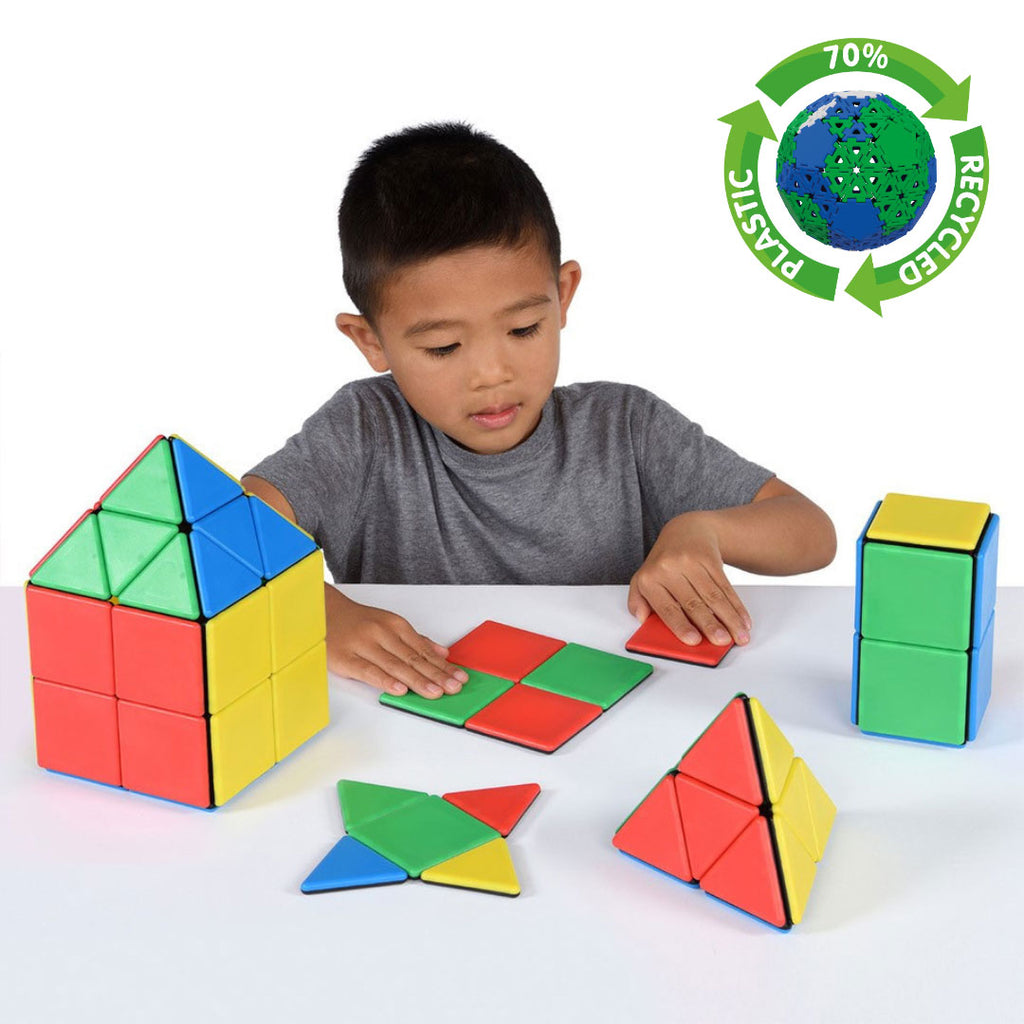SOLID MAGNETIC POLYDRON CLASS SET 72 PIECES