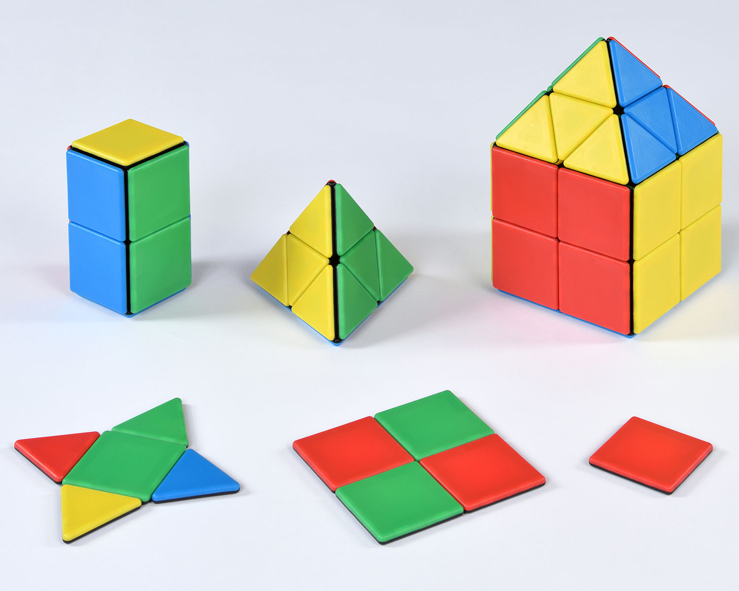 SOLID MAGNETIC POLYDRON CLASS SET 72 PIECES