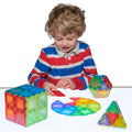 TRANSLUCENT SOLID MAGNETIC POLYDRON CLASS SET 72 PIECES