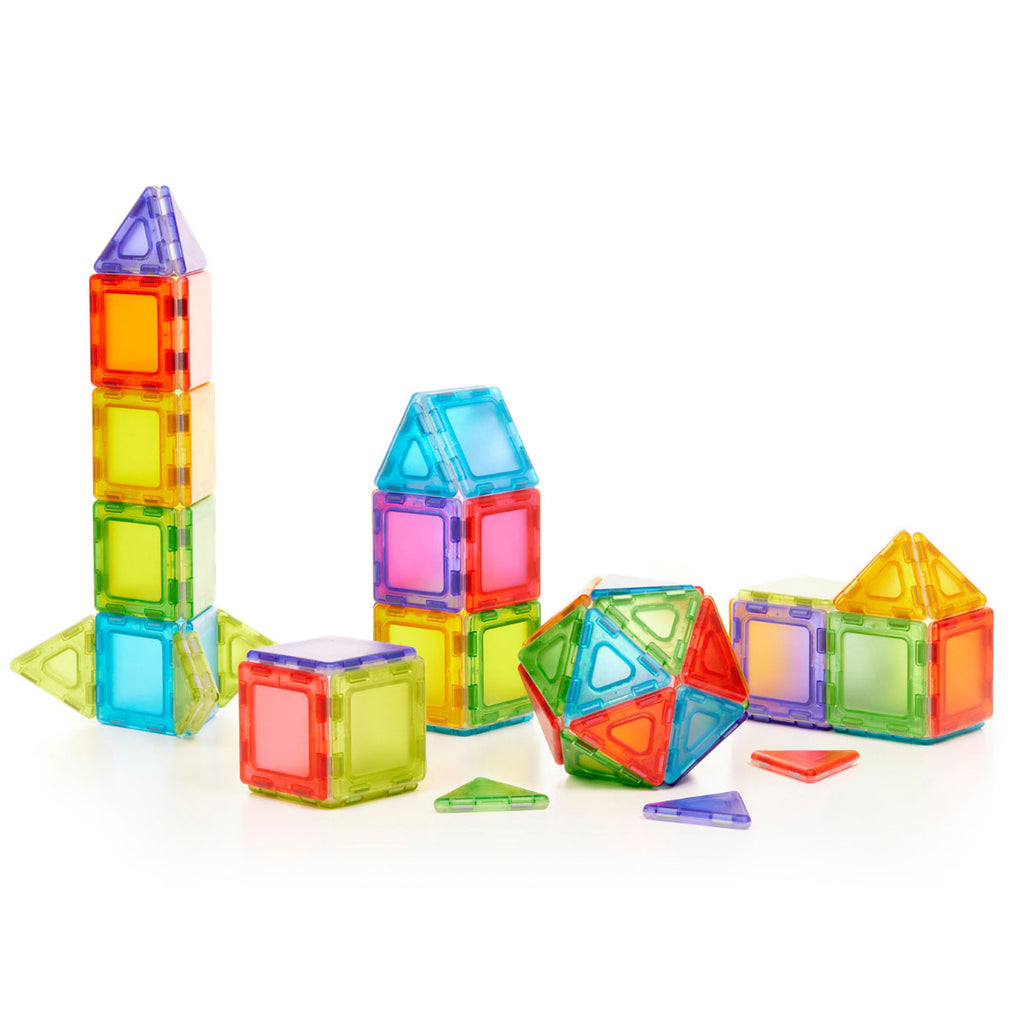 TRANSLUCENT SOLID MAGNETIC POLYDRON CLASS SET 72 PIECES