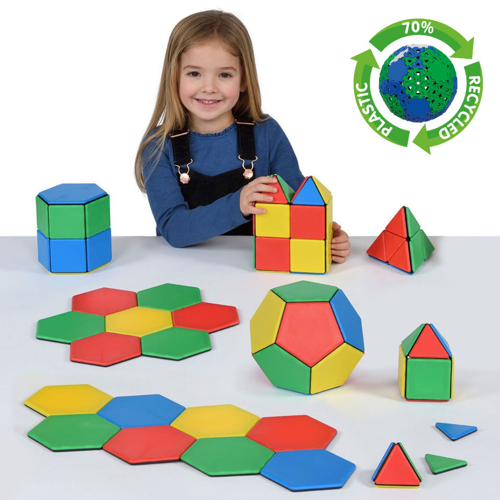 SOLID MAGNETIC POLYDRON ESSENTIALS SET 104 PIECES