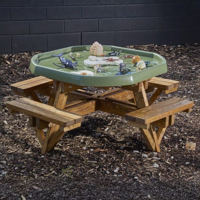 Tuff Spot Tray Picnic Bench - 8 Seater