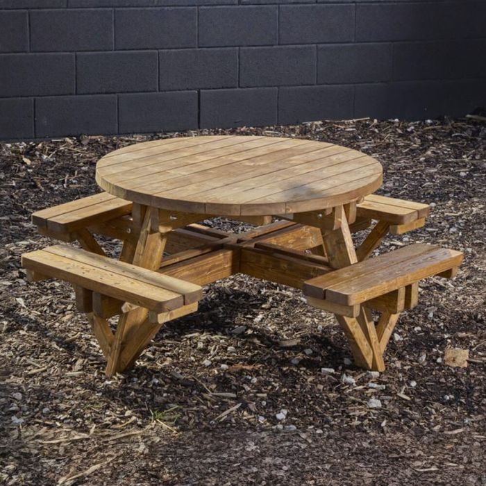 Tuff Spot Tray Picnic Bench - 8 Seater