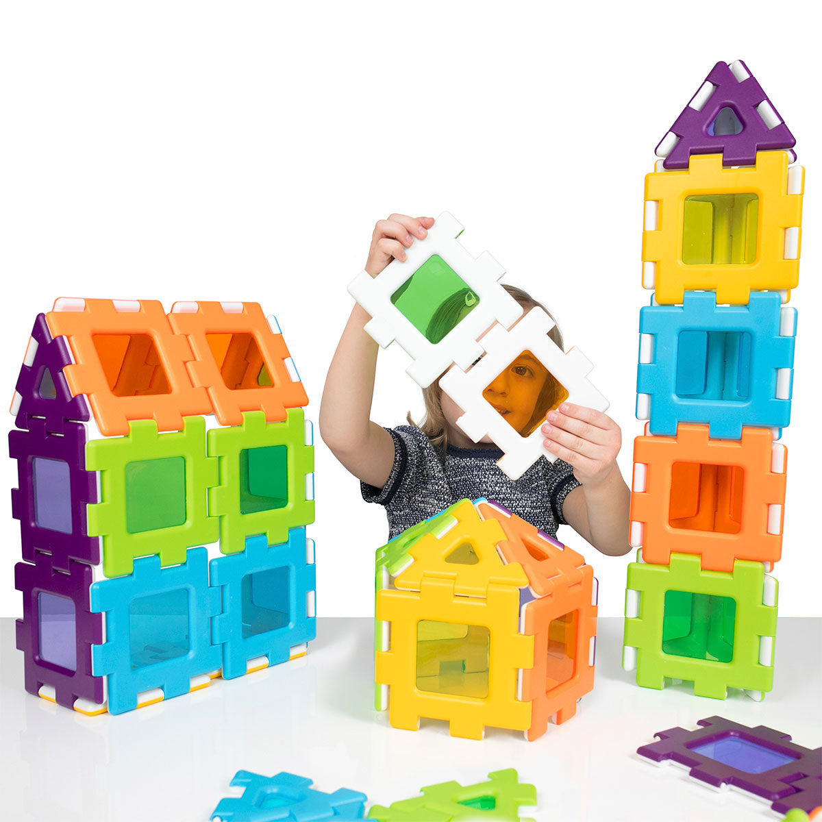 MY FIRST POLYDRON WINDOWS 72 PIECE CLASS SET