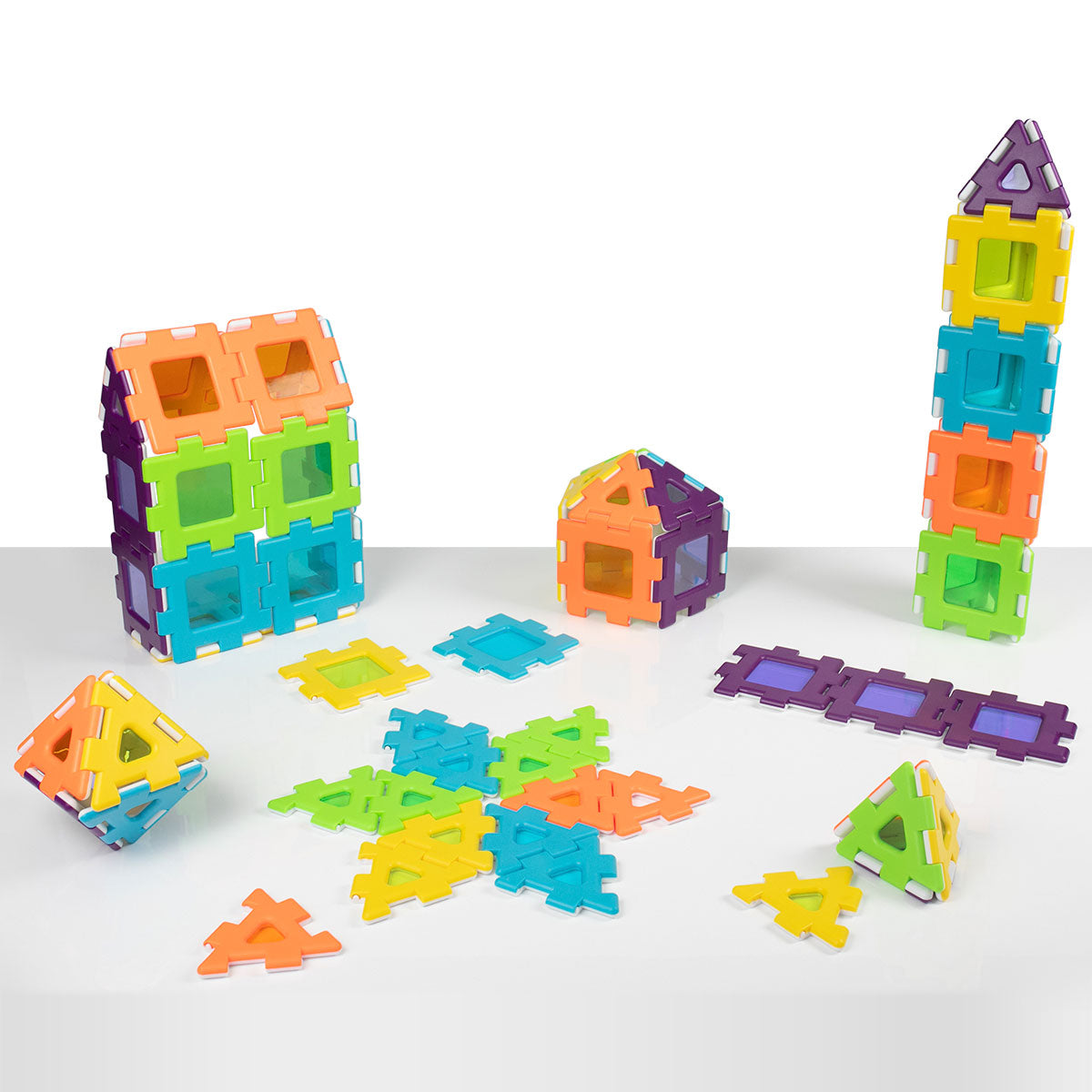 MY FIRST POLYDRON WINDOWS 72 PIECE CLASS SET