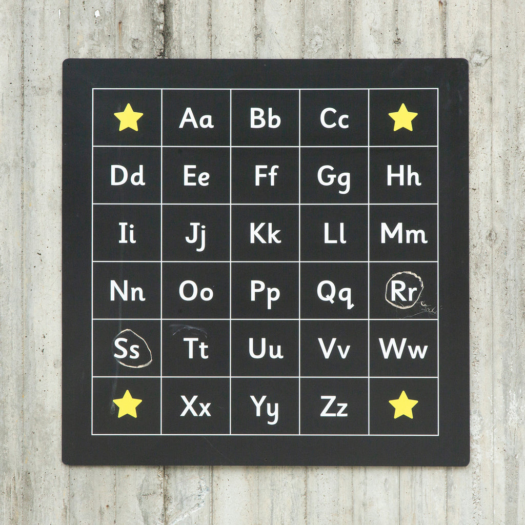 Outdoor - Alphabet Chalkboard