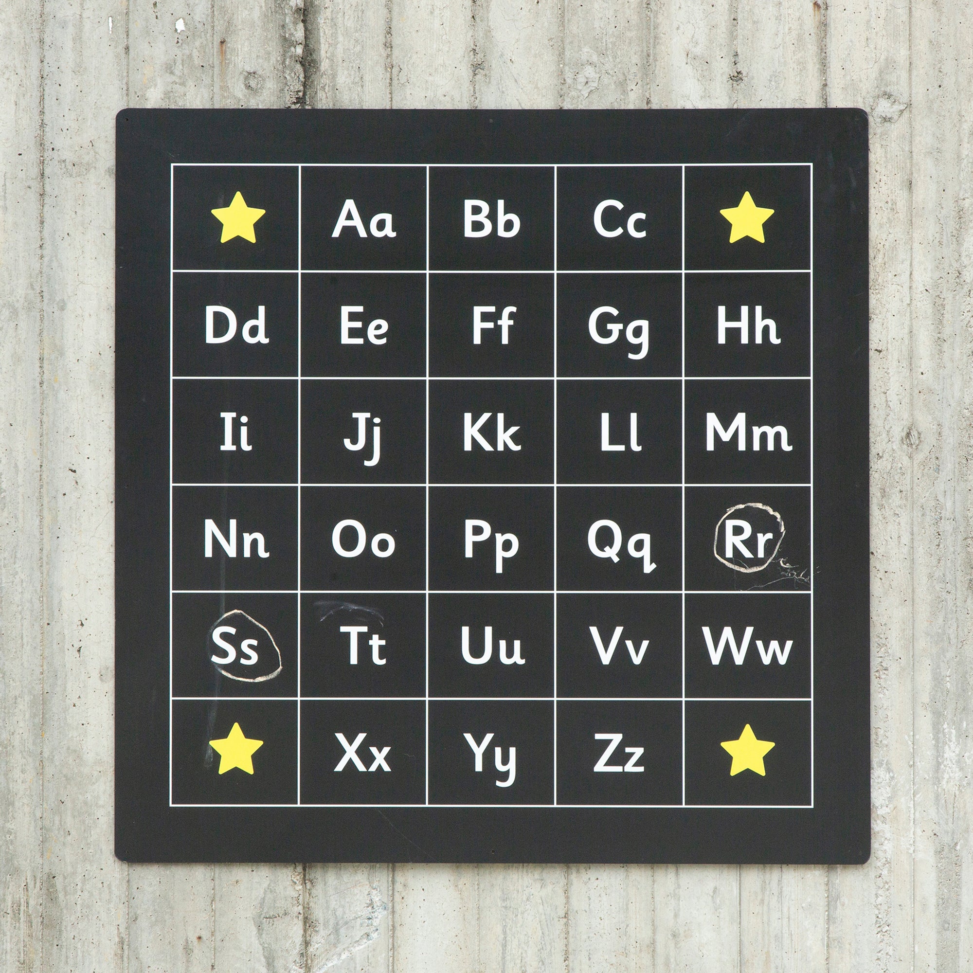 Outdoor - Alphabet Chalkboard