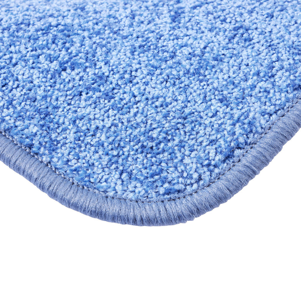 RECTANGLE RUG - SOLID BLUE