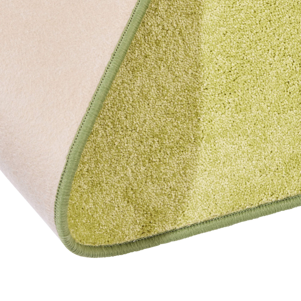 RECTANGLE RUG - SOLID GREEN