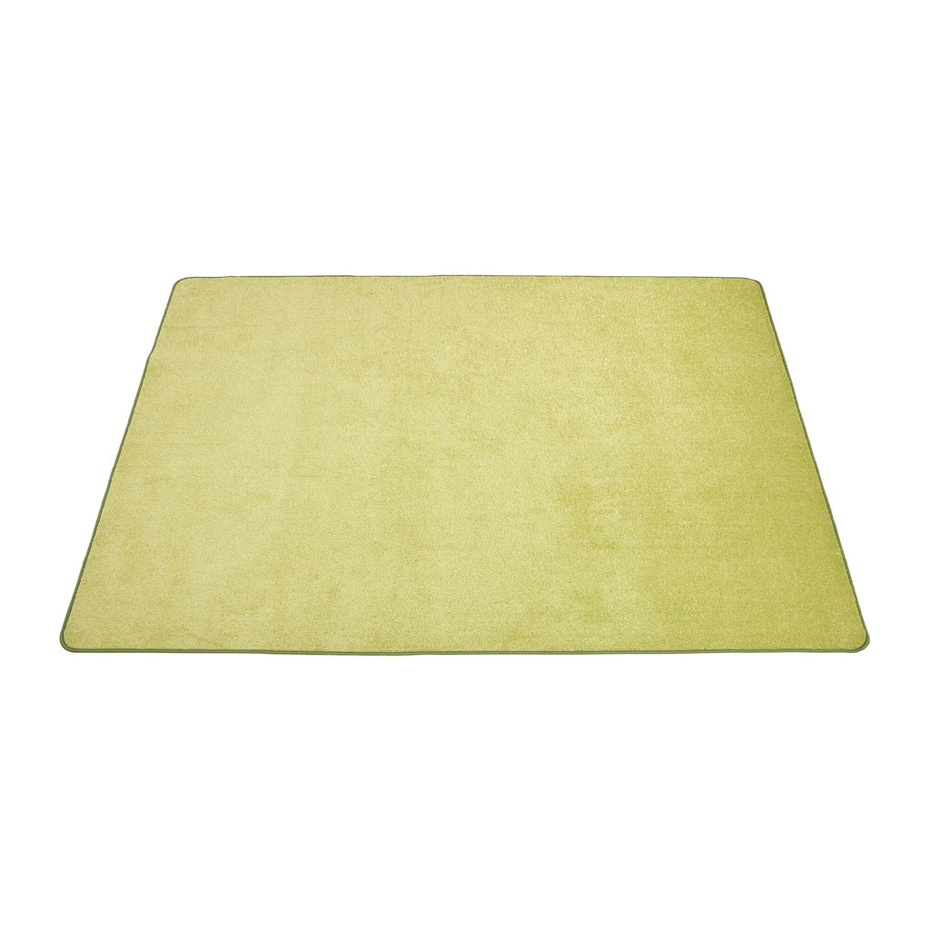 RECTANGLE RUG - SOLID GREEN