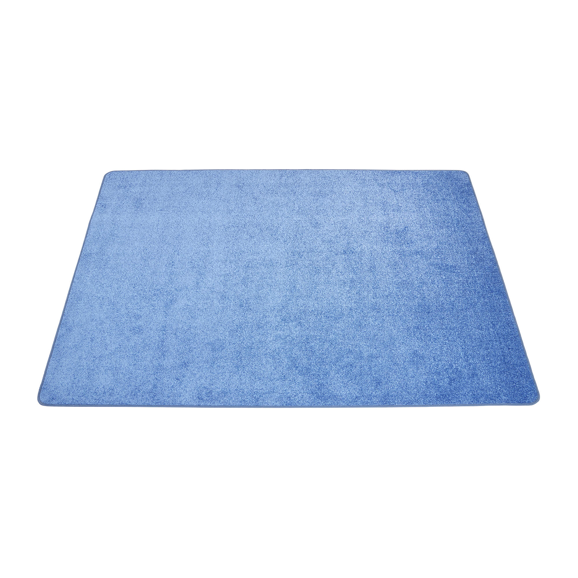 RECTANGLE RUG - SOLID BLUE